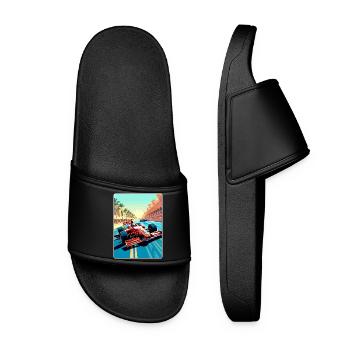 Abu Dhabi Circuit Motorsport Race Emirats Arabes Unis Travel Card - Claquettes Femme - noir - Devant