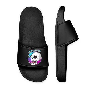 Mort de rire - Claquettes Femme - noir - Devant