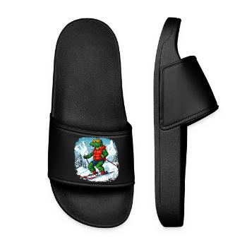 Crocodiles Ski - Claquettes Femme - noir - Devant