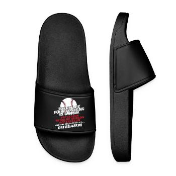 Baseball Four Seasons - Women’s Pool Sliders - black - Front