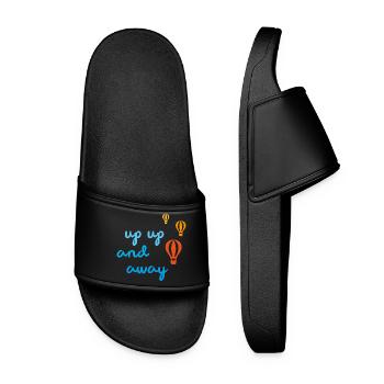 Vol en montgolfière à l’extérieur Sky Travel Fever - Claquettes Femme - noir - Devant