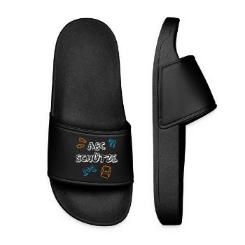 ABC Shooter School Beginners Satchel Pupils 1st Grade - Women’s Pool Sliders - black - Front