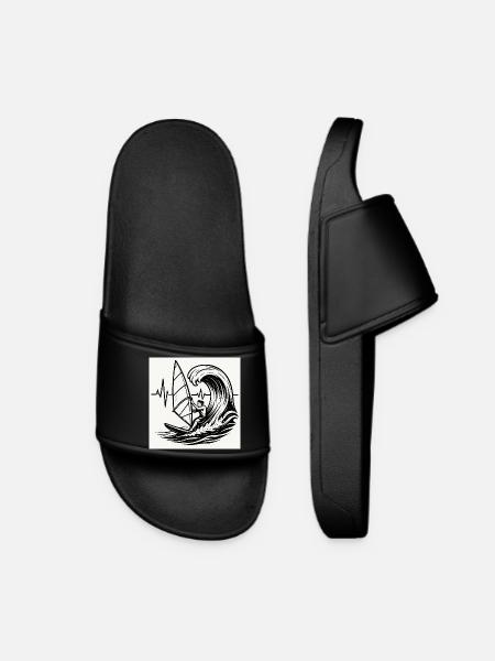 Surfer - Frauen Badelatschen - Schwarz