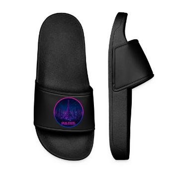 Paris Souvenir Cyberpunk - Claquettes Femme - noir - Devant