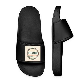 Mémoires dans la conception de l’eau - Claquettes Femme - noir - Devant