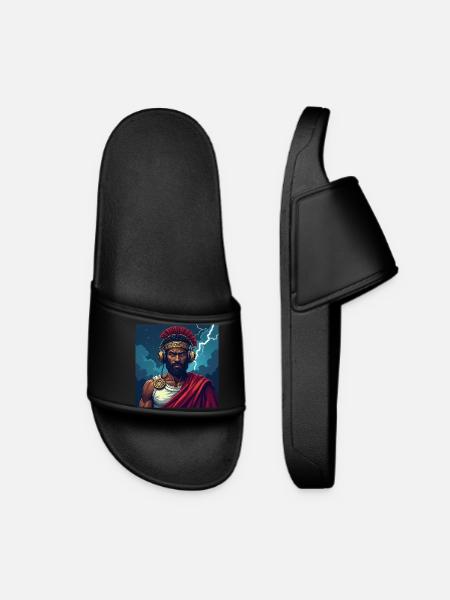 Rise above the chaos - Women’s Pool Sliders - black