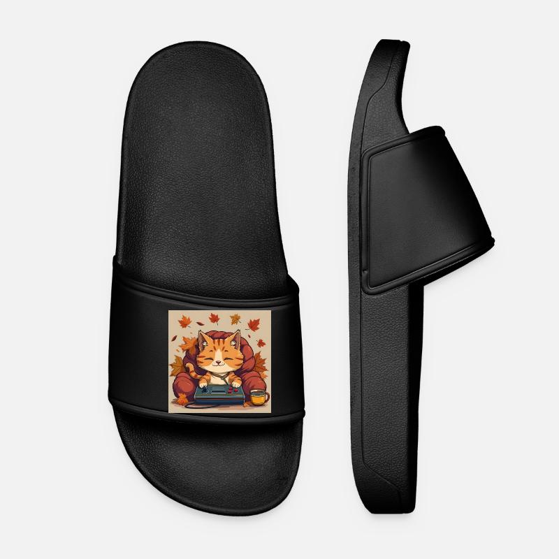 Gaming Cat - Women’s Pool Sliders - black