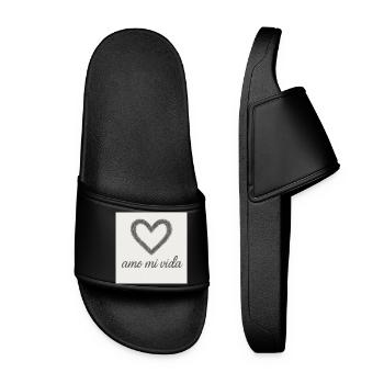 Cœur et joie de vivre - Claquettes Femme - noir - Devant