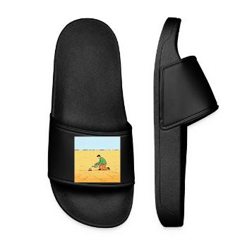 Graine d’espoir en désert - Claquettes Femme - noir - Devant