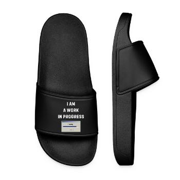 Work in progress – Loading bar - Women’s Pool Sliders - black - Front