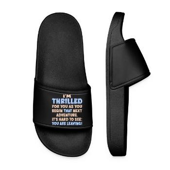 Goodbye Farewell Job - Women’s Pool Sliders - black - Front