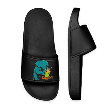 Trunk Master - Glaze Anarchy - Women’s Pool Sliders - black - Front
