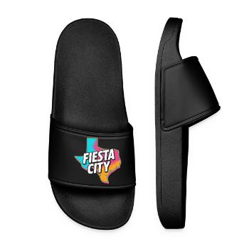 Fiesta City Neon Texas - Claquettes Femme - noir - Devant