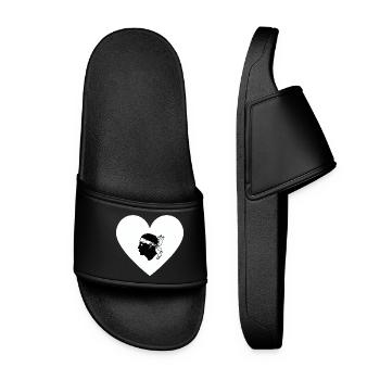Corsica love - Women’s Pool Sliders - black - Front