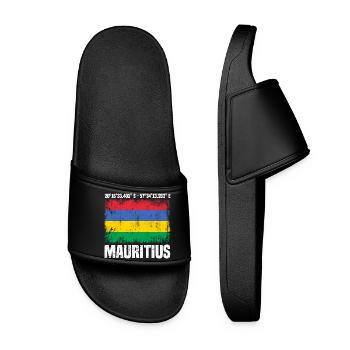Mauritius Coordinates - Women’s Pool Sliders - black - Front