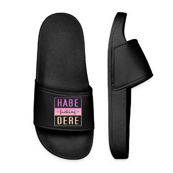 Have Dere, have thee, Servus - Women’s Pool Sliders - black - Front