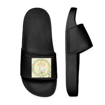 Blossom Ring Brilliance of Light - Women’s Pool Sliders - black - Front