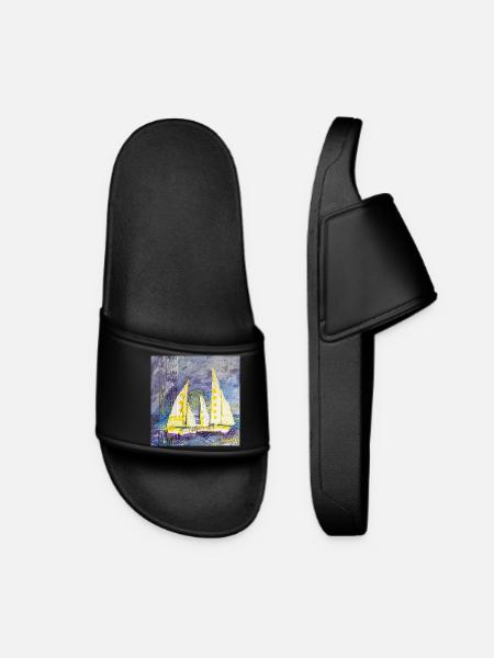 Voilier - Claquettes Femme - noir