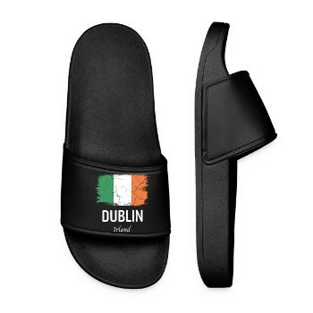 Dublin - Frauen Badelatschen - Schwarz - Vorne