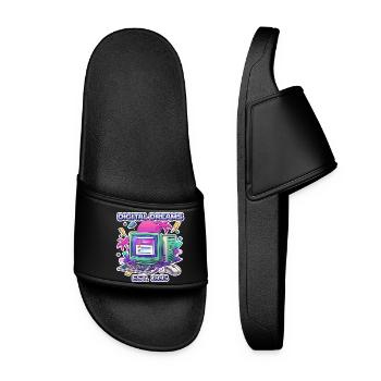 Rêves numériques 1995 – Conception de PC vintage - Claquettes Femme - noir - Devant