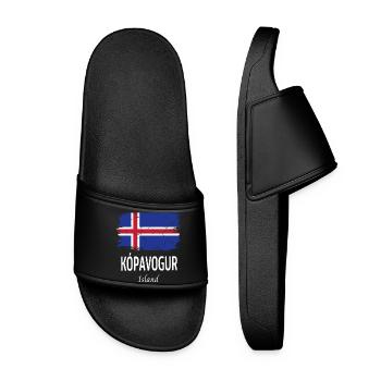 Kopavogur - Women’s Pool Sliders - black - Front