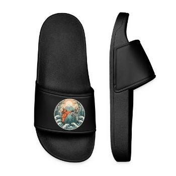 Arts martiaux de Kung Fu - Claquettes Femme - noir - Devant