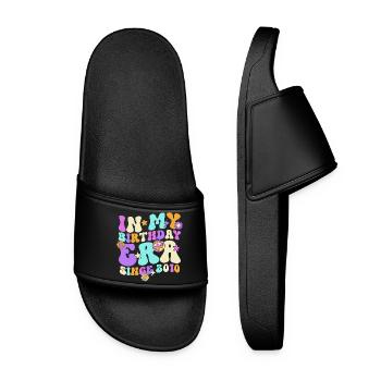 Idée de cadeau rétro pour le 16e anniversaire - Claquettes Femme - noir - Devant