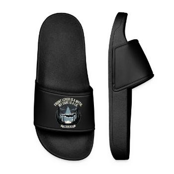 Croire en la calisthénie - Claquettes Femme - noir - Devant