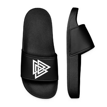 Norwegisches Symbol -FRONT - Frauen Badelatschen - Schwarz - Vorne