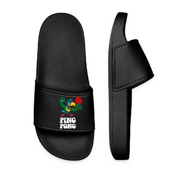 Ping Pong Champion Design Table Tennis and - Women’s Pool Sliders - black - Front