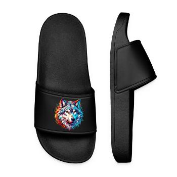Loup - Claquettes Femme - noir - Devant