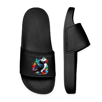 Puffin - Women’s Pool Sliders - black - Front