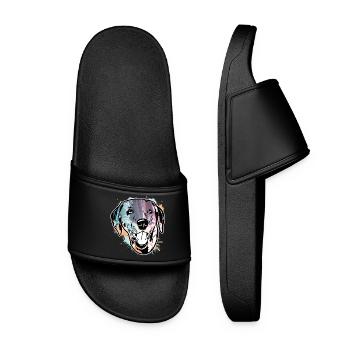 Dalmatian - Women’s Pool Sliders - black - Front