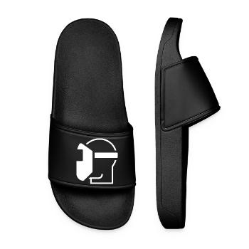 Welding, Welder, Welding Professional - Women’s Pool Sliders - black - Front
