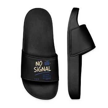 No Signal – Disconnected Vibes - Women’s Pool Sliders - black - Front