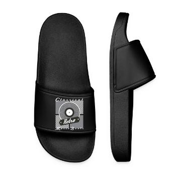 Musique rétro - Claquettes Femme - noir - Devant