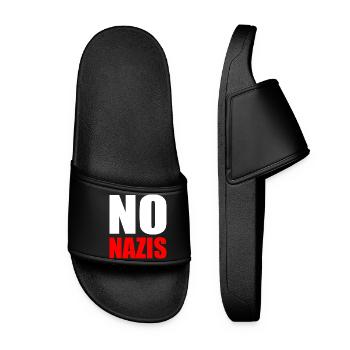 Pas de nazis - Claquettes Femme - noir - Devant