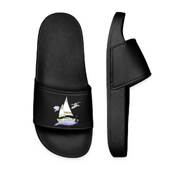 Voilier - Claquettes Femme - noir - Devant