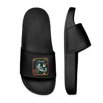 The Haunted Arcade - Women’s Pool Sliders - black - Front