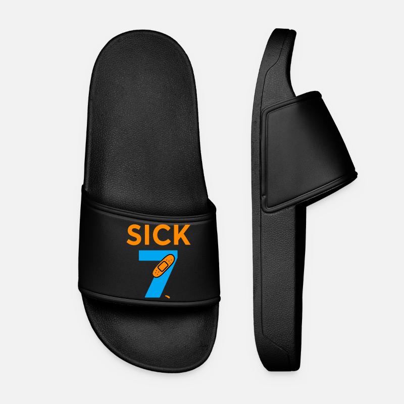 Sick Seven Meme Tee Six Seven - Claquettes Femme - noir