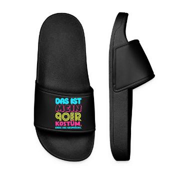 This is my 90s costume 90s carnival - Women’s Pool Sliders - black - Front