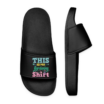 Garden & Plant Lovers Gifts - Women’s Pool Sliders - black - Front
