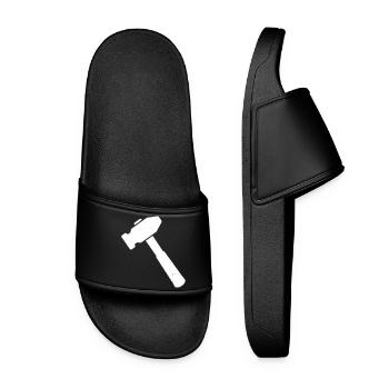 Vecteur d’icônes d’artisanat d’outil de marteau - Claquettes Femme - noir - Devant