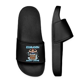 Eisbaden Für Damen - Women’s Pool Sliders - black - Front