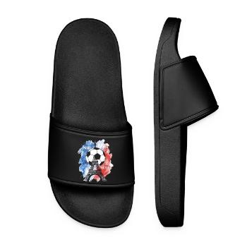 Paris Sport design for French fans - Women’s Pool Sliders - black - Front