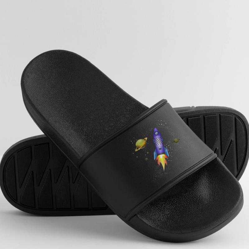 Fusée dans l'espace Claquettes Femme