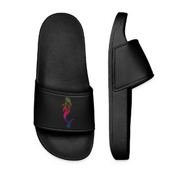 Sirène sirène sirène conte de fées - Claquettes Femme - noir - Devant