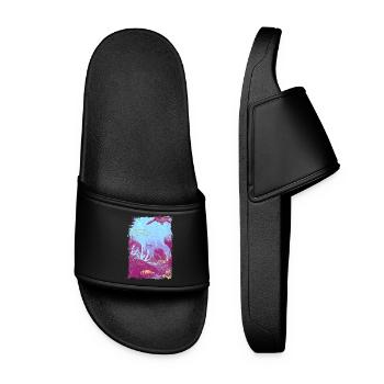 poisson marin sous l'eau corail - Claquettes Femme - noir - Devant