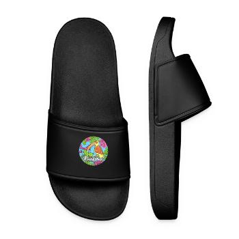 Rainforest tropics environmental protection pelican jungle - Women’s Pool Sliders - black - Front