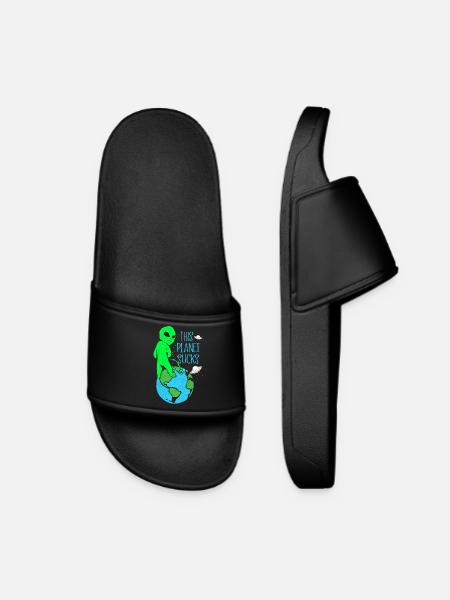 Aliens - Women’s Pool Sliders - black